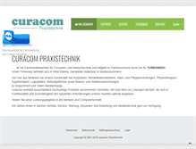 Tablet Screenshot of curacom.de